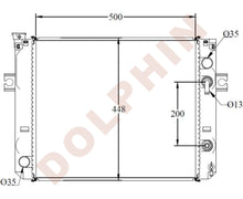 Cargar imagen en el visor de la galería, KOMATSU Radiator - KOMATSU FG18 - 500 x 448 x 50 mm