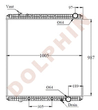 Load image into Gallery viewer, FREIGHTLINER Radiator - Cascadia, Classic / XL, FLD, M2-112 (2011-2014) 987 x 1005 x 54 mm