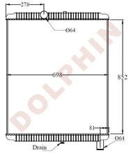 Load image into Gallery viewer, INTERNATIONAL Radiator - 8600/8600i, 9200/9200i, 9400/9400i, 9900i, 9900ix Series ProStar (1998-2002) 852 x 698 x 54 mm