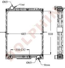 Load image into Gallery viewer, MERCEDES Radiator - MK1224 SK1827NG90LP - 810 x 665 x 54 mm
