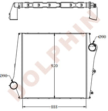 تحميل الصورة إلى عارض المعرض، VOLVO Charge Air Cooler - FH12 (1993-) 888 × 920 × 63 ملم