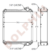 تحميل الصورة إلى عارض المعرض، CASE Radiator 575 x 561 x 101 mm Radiator