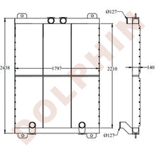 تحميل الصورة إلى عارض المعرض، CATERPILLAR Charge Air Cooler - Radiator