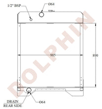 Load image into Gallery viewer, CATERPILLAR Radiator - SR4 3304B 3306B - 890 x 905 x 76 mm - Radiator