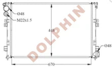 Load image into Gallery viewer, CITROEN RADIATOR - 1.6i 1.9D 1.9TD 2.0 Hdi 2.0i 16V 2.1TD (1994-2001) 670 x 452 x 23 mm Radiator
