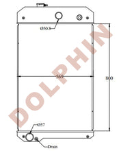 Cargar imagen en el visor de la galería, CUMMINS Radiator - Cummins Generator - 800 x 569 x 101 mm - Radiator