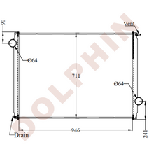 Load image into Gallery viewer, FORD Radiator - L/LN/LS/LT9000 Series (1994-1997) 946 x 711 x 54 mm Radiator