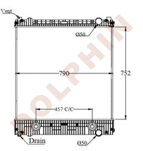 تحميل الصورة إلى عارض المعرض، FREIGHTLINER Radiator - Business class M2-106 (2008-2013) 752 x 790 x 48 mm Radiator