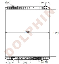 تحميل الصورة إلى عارض المعرض، FREIGHTLINER Radiator - Cascadia FL120SD (2008-2013) 1159 x 1005 x 54 mm Radiator
