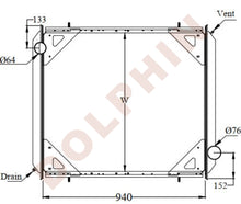 Load image into Gallery viewer, FREIGHTLINER Radiator - Columbia 112/120 FLA FLB FLC FLT Series FL60,70,80 FLD120/132 M2-106 (1990-2005) 940 x 793 x 67