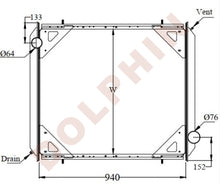 Load image into Gallery viewer, FREIGHTLINER Radiator - Columbia 112/120 FLA FLB FLC FLT Series FL60,70,80 FLD120/132 M2-106 (1990-2005) 940 x 793 x 76