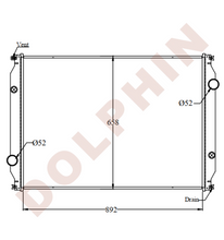 Load image into Gallery viewer, FREIGHTLINER Radiator - MOTORHOME CHASSIS 892 x 638 x 54 mm Radiator