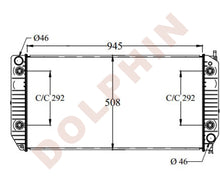 تحميل الصورة إلى عارض المعرض، GMC Radiator 2006 2007 945 x 508 x 48 mm Radiator