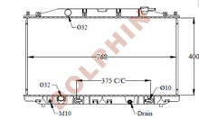 Load image into Gallery viewer, HONDA RADIATOR - 2.0i 16V 2.4i 16v (2008-) 400 x 768 x 16 mm Radiator