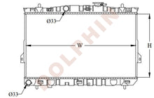 تحميل الصورة إلى عارض المعرض، HYUNDAI RADIATOR - 2.0i 16V 2.7 i V6 24V (2002-) 375 x 668 x 16 mm Radiator