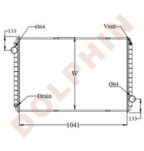 Load image into Gallery viewer, INTERNATIONAL Radiator - 2000 2500 2600 5000 5500/5500i 5600/5600i 5900/5900i 7300-7700 8200 8300 9100 9200 9300 9400