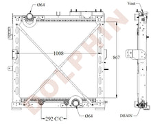 Load image into Gallery viewer, INTERNATIONAL Radiator - NAVISTAR LT (2017) 867 x 1008 x 40 mm Radiator