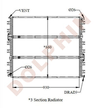 Load image into Gallery viewer, INTERNATIONAL Radiator - ProStar 122 (2010-2013) 930 x 860 x 26 mm Radiator