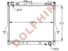 Load image into Gallery viewer, ISUZU RADIATOR - 2.5D (2002-) 475 x 588 x 16 mm Radiator
