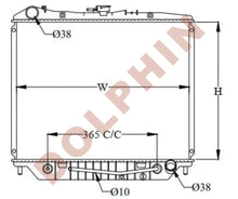 Cargar imagen en el visor de la galería, ISUZU RADIATOR - 3.0 TD 3.1 TD 3.2i V6 3.2i V6 24V (1991-) 500 x 618 x 32 mm Radiator