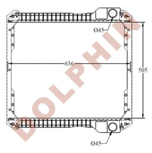 Load image into Gallery viewer, JCB Radiator - 505 x 636 x 101 mm Radiator