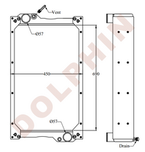 Load image into Gallery viewer, JOHN DEERE Radiator - Radiator