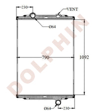 تحميل الصورة إلى عارض المعرض، KENWORTH Radiator - T370 T400 T660 (2009-2013) 1092 x 790 x 48 mm Radiator