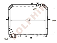 Load image into Gallery viewer, KIA RADIATOR - 2.7D (2001-) 400 x 538 x 26 mm Radiator
