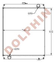 Load image into Gallery viewer, KOMATSU Radiator - 832 x 746 x 63 mm Radiator