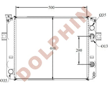 Load image into Gallery viewer, KOMATSU Radiator - FG18 - 500 x 448 x 50 mm Radiator