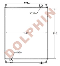 Load image into Gallery viewer, KOMATSU Radiator - PC200 PC200CA PC200SC PC210 PC228 PC228US PC228UU - 882 x 746 x 63 mm - Radiator