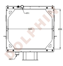 Load image into Gallery viewer, MACK Radiator - Mack,CV613 CV713 RD RD600 RD688S RL RS MODELS 696 x 866 x 54 mm Radiator