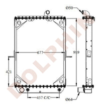 Load image into Gallery viewer, MACK Radiator - MR 600 Sanitation truck (2001-2007) 989 x 677 x 61 mm Radiator