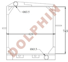 Load image into Gallery viewer, MERCEDES Radiator - 743 x 628 x 76 mm Radiator