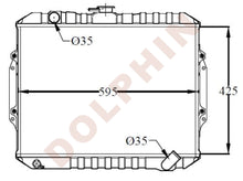 Load image into Gallery viewer, Mitsubishi Radiator 1984-1991