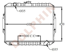 Load image into Gallery viewer, Mitsubishi Radiator Year 1992-1997