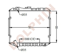 Load image into Gallery viewer, MITSUBISHI RADIATOR - 3.5 V6 (1993-2000) 475 x 600 x 45 mm Radiator