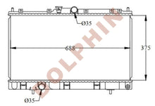 Load image into Gallery viewer, MITSUBISHI RADIATOR - LANCER VI - 375 x 688 x 24 mm Radiator