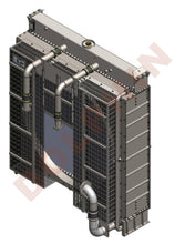 تحميل الصورة إلى عارض المعرض، MITSUBISHI Radiator MITSUBISHI S12R PTA 1220kw STANDBY 1500rpm Over All Size 2299 x 1910 x 938 mm Radiator