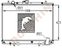Load image into Gallery viewer, Mitsubishi Radiator Year 1996-2001