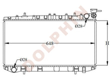 Cargar imagen en el visor de la galería, NISSAN RADIATOR - 1.4 16V 1.5 16V 1.5 i 16V 1.4 i 16V 1.6 4WD 1.6 i 16V (1991-2000) 320 x 648 x 26 mm Radiator