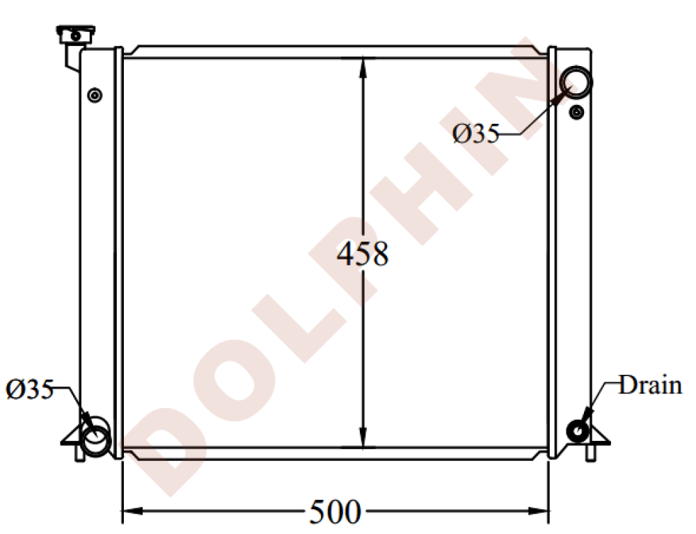 NISSAN Radiator, 19901996 Dolphin Catalogue