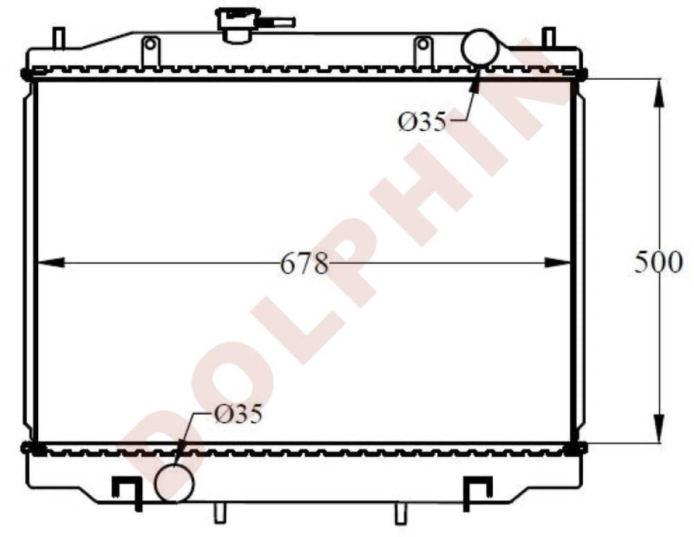 NISSAN Radiator, 1996 Dolphin Catalogue