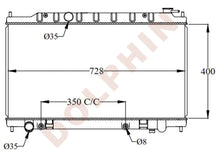 Load image into Gallery viewer, NISSAN RADIATOR - 2.5 L 4CYL (2002-2006) 400 x 728 x 26 mm Radiator