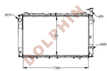 Load image into Gallery viewer, NISSAN RADIATOR - 4.2 L (1993-) 740 x 458 x 30 mm Radiator