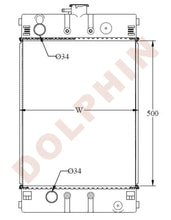 Load image into Gallery viewer, PERKINS Radiator - TPN440, 403D-11G, 403A-15, 403D-15, 403F-15, 403F-15T, 404A-22, 404D-22 - 500 x 359 x 45 mm