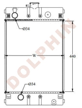 تحميل الصورة إلى عارض المعرض، PERKINS Radiator - TPN441 403A-11 403D-11 403F-11 - 440 x 359 x 45 mm Radiator