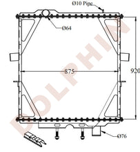 Load image into Gallery viewer, PETERBILT Radiator - 357 377 378 379 385 (1993-2007) 920 x 875 x 45 mm Radiator