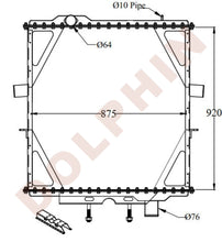 Load image into Gallery viewer, PETERBILT Radiator - 357 377 378 379 385 (1993-2007) 920 x 875 x 61 mm Radiator