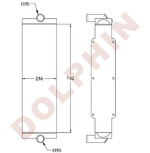 Cargar imagen en el visor de la galería, Radiator - 742 x 236 x 113 mm - Radiator